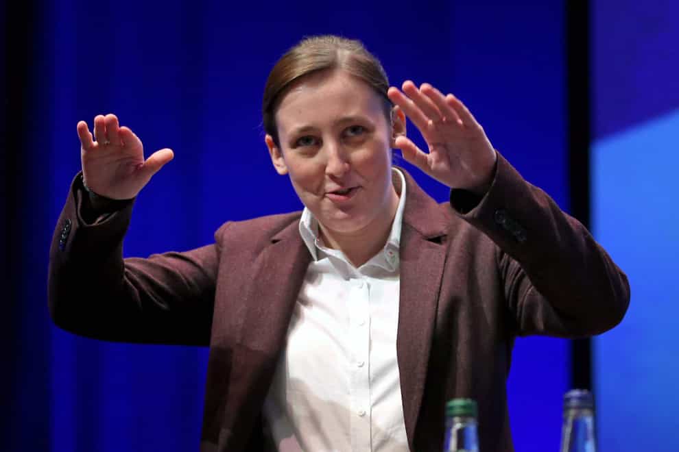 SNP Westminster deputy leader Mhairi Black has endorsed Huzma Yousaf in the contest to be Scotland’s next First Minster (Jane Barlow/PA)