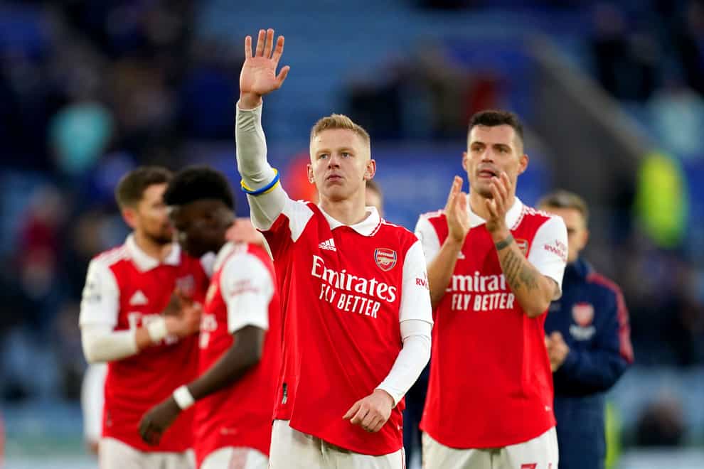 Arsenal stayed top of the Premier League with a 1-0 win at Leicester (Nick Potts/PA)