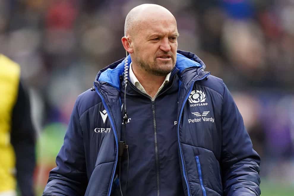 Gregor Townsend was proud of Scotland’s display (Adam Davy/PA)