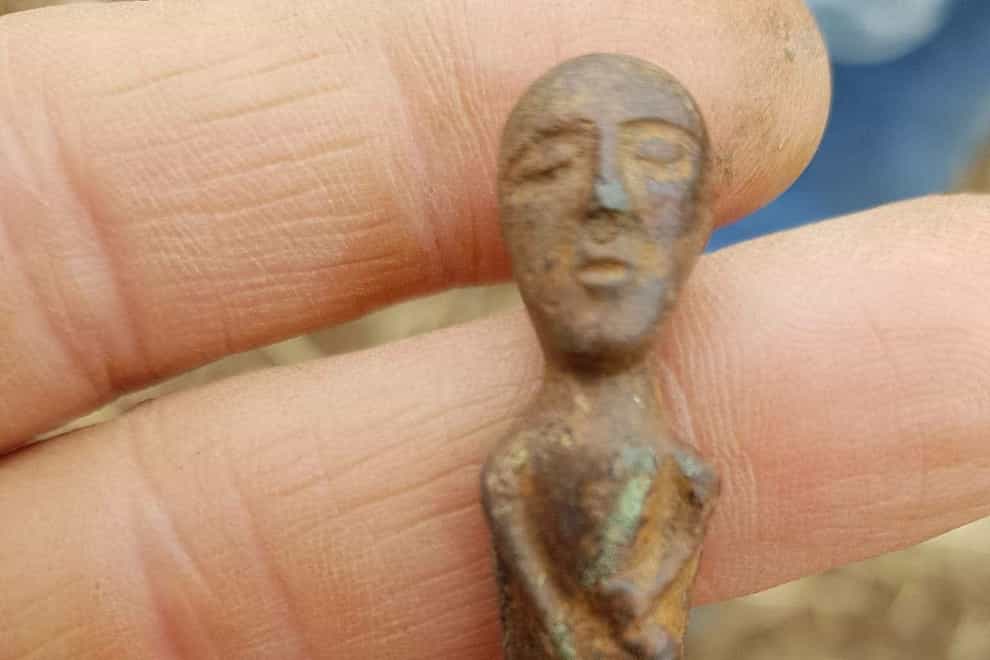 Detectorist Paul Shepheard found the artefact in a field in Lincolnshire (Paul Shepheard/PA)