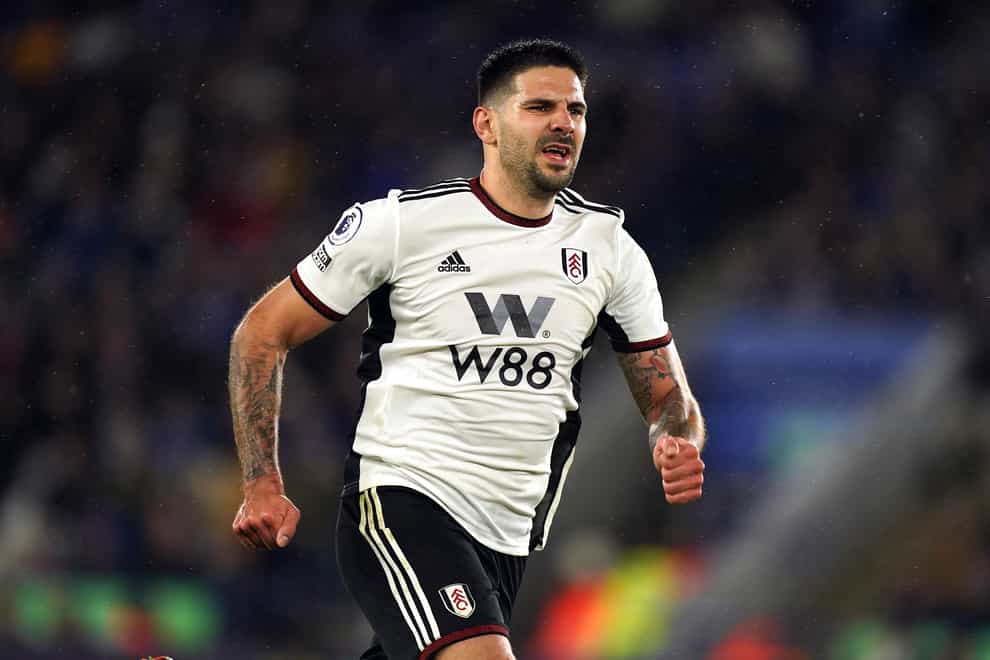 Aleksandar Mitrovic is available for Fulham’s meeting with Leeds (Mike Egerton/PA)