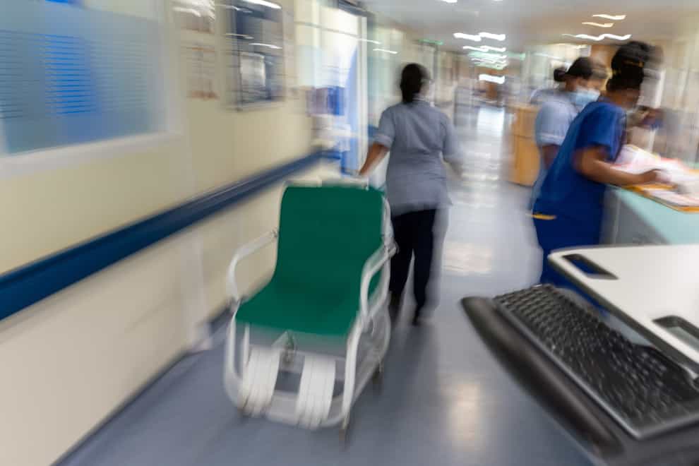 A new report highlights the dilapidated state of the NHS estate (PA)