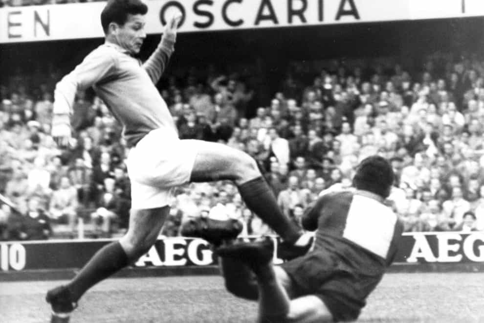 Just Fontaine, whose 13 goals at the 1958 World Cup finals still stands as a single-tournament record, has died aged 89 (AP)