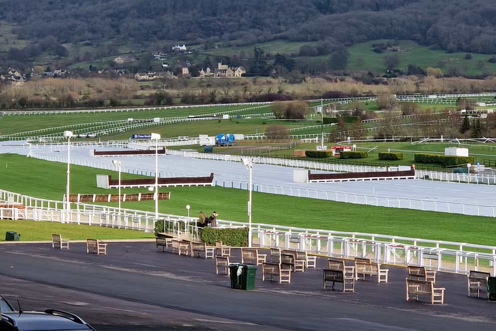 Covers have been deployed to help boost conditions at Cheltenham (Simon Milham/PA)