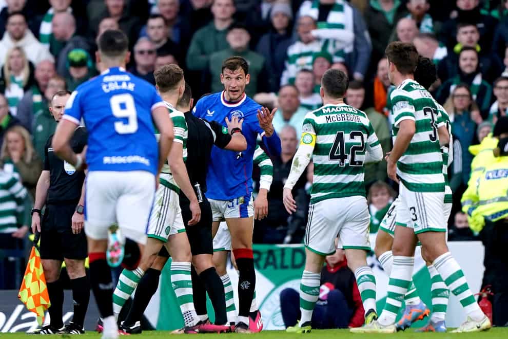 Celtic have a big lead over Rangers at the top of the table (Andrew Milligan/PA)