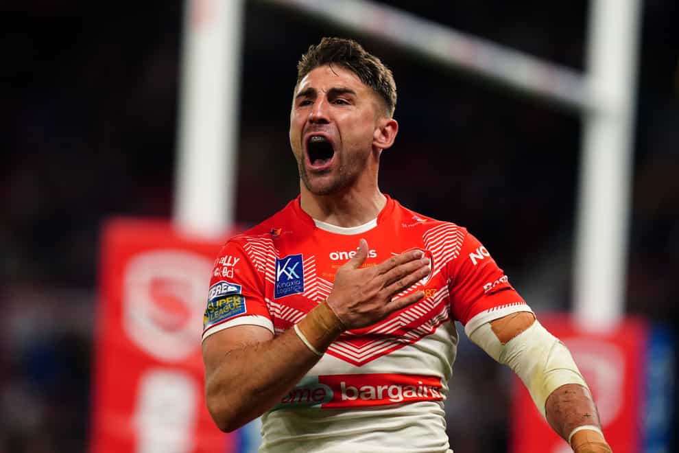 Tommy Makinson is set to return for St Helens’ homecoming celebrations (Martin Rickett/PA)