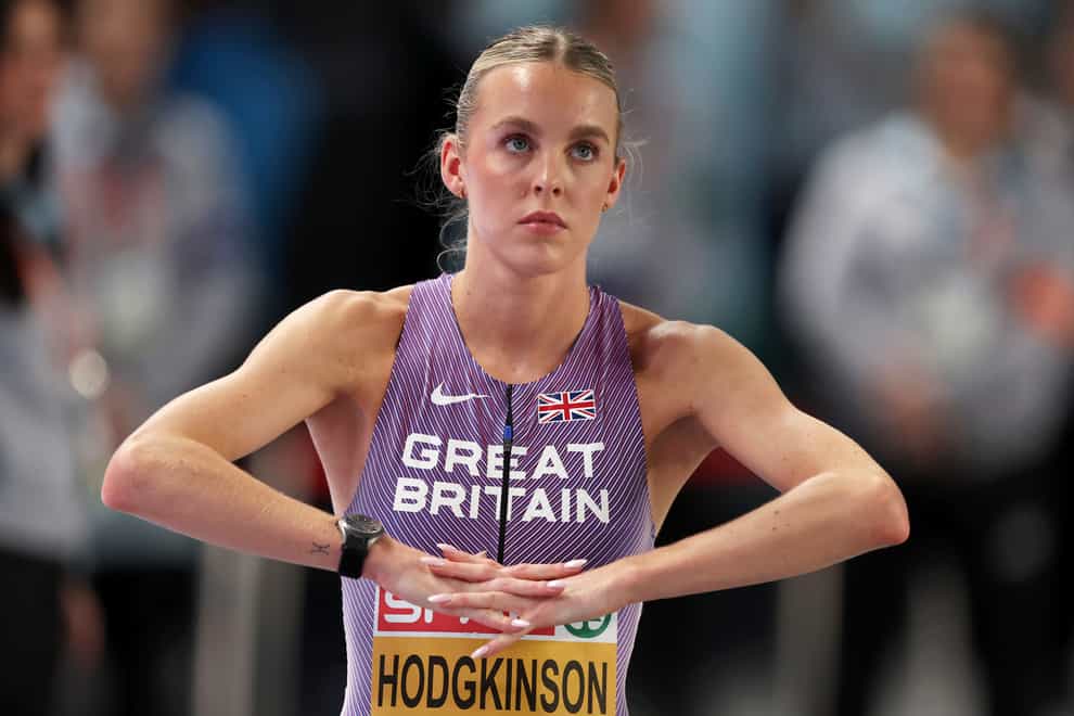 Keely Hodgkinson comfortably won her heat at the Atakoy Arena (AP Photo) Keely Hodgkinson