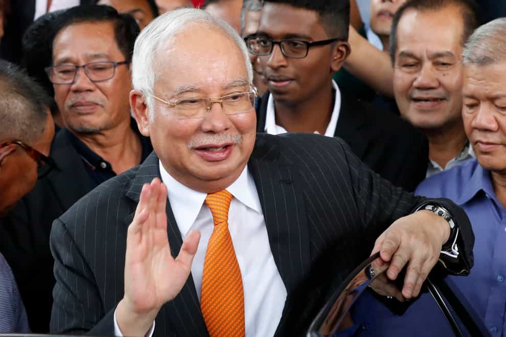 Former Malaysian prime minister Najib Razak has been acquitted in the latest trial over embezzlement of the country’s state fund (AP Photo/Vincent Thian, File)