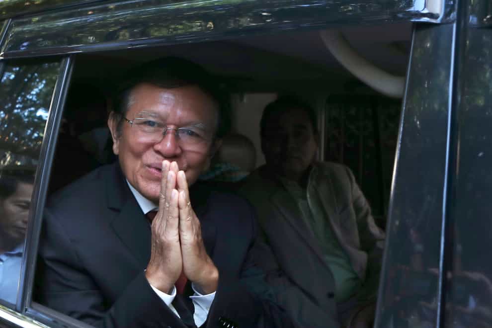 Kem Sokha has been found guilty of treason (AP Photo/Heng Sinith)