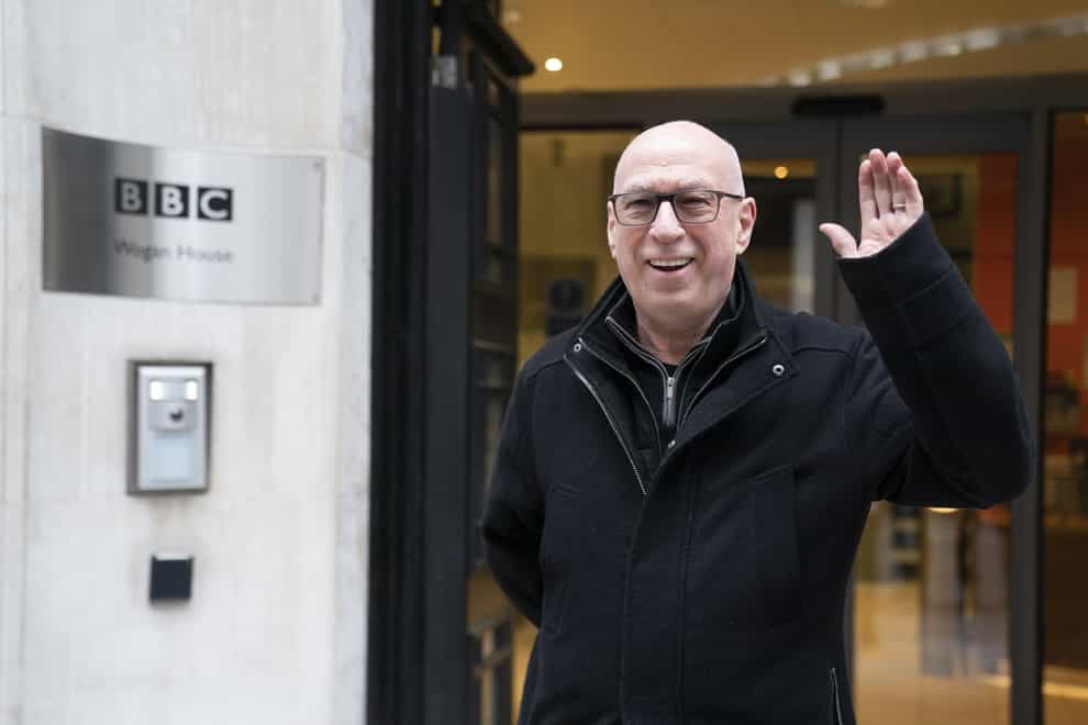 Scottish veteran broadcaster Ken Bruce at BBC Wogan House, London, on his last day presenting his BBC Radio 2 show, which he has hosted for 31 years (Kirsty O’Connor/PA)