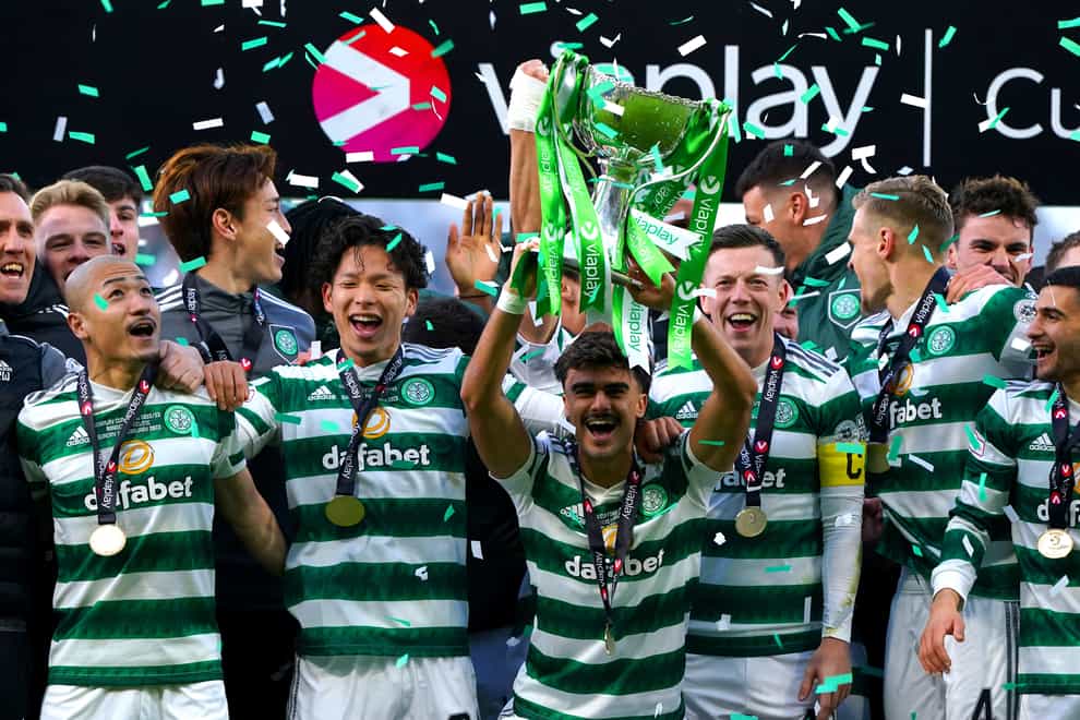 Celtic are back in action in Paisley following their cup final glory (Andrew Milligan/PA)