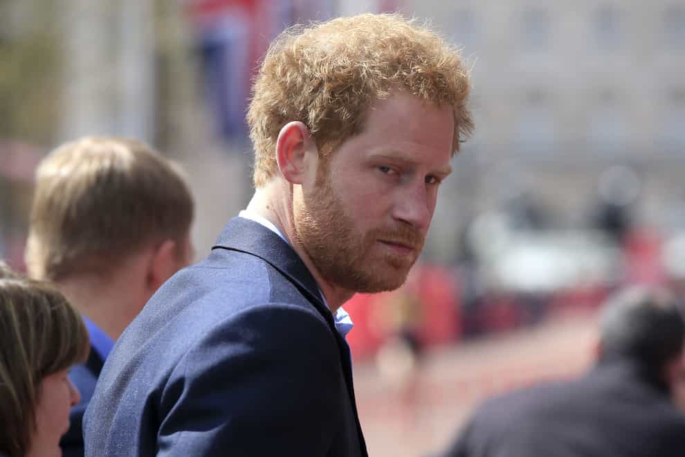 The Duke of Sussex discussed living with loss and the importance of personal healing during a livestreamed event (Jonathan Brady/PA)