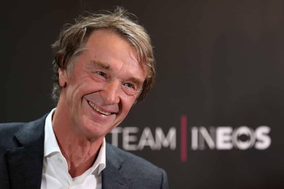 Sir Jim Ratcliffe has publicly revealed his bid to buy Manchester United through Ineos (Martin Rickett/PA)