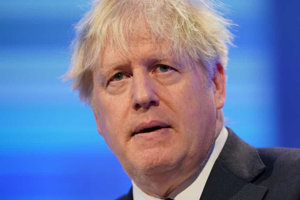 Former prime minister Boris Johnson was defended by the Northern Ireland Secretary (Jonathan Brady/PA)