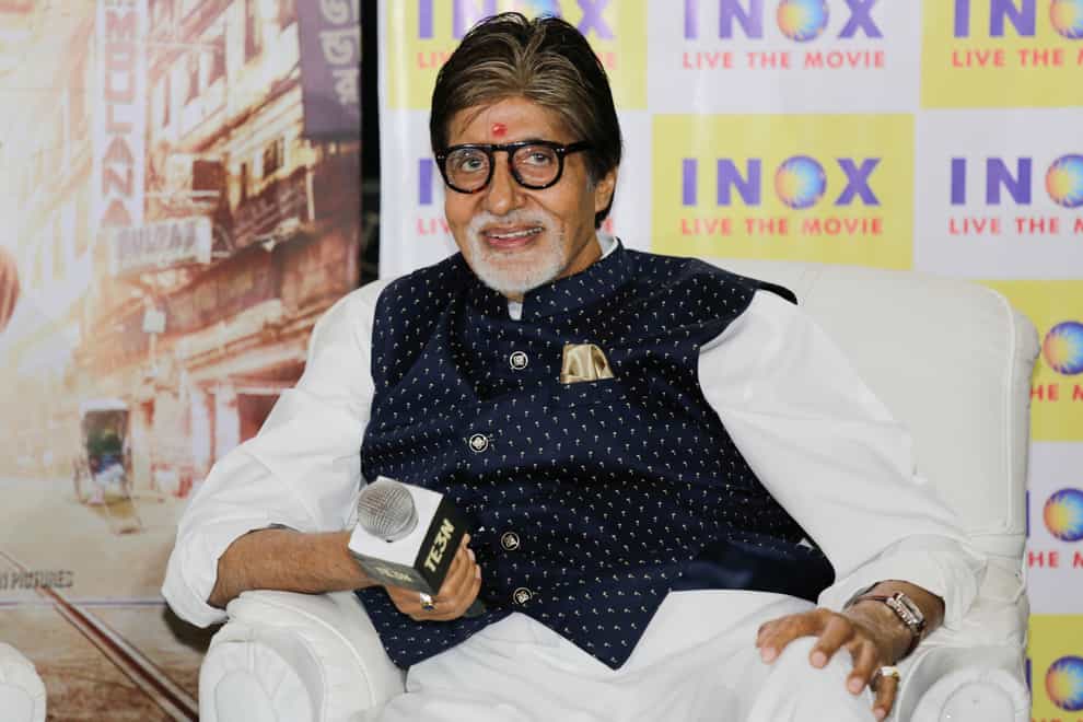 Bollywood film actor Amitabh Bachchan (AP)