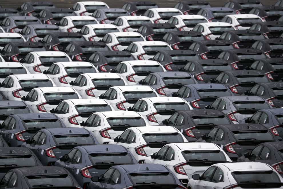 The UK’s new car market has grown for seven consecutive months, new figures show (Steve Parsons/PA)