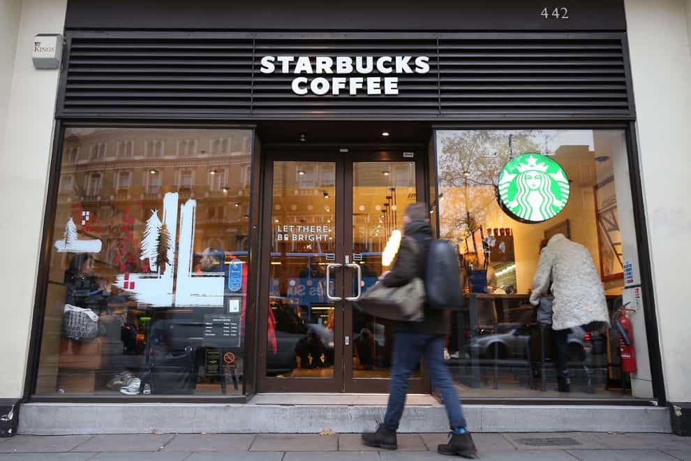 Starbucks has said it plans to open more than 100 new UK coffee shops following a jump in sales (Philip Toscano/PA)