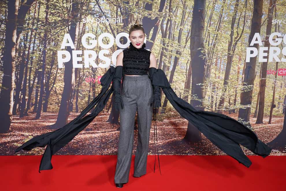 Florence Pugh attending the UK premiere of A Good Person (Ian West/PA)