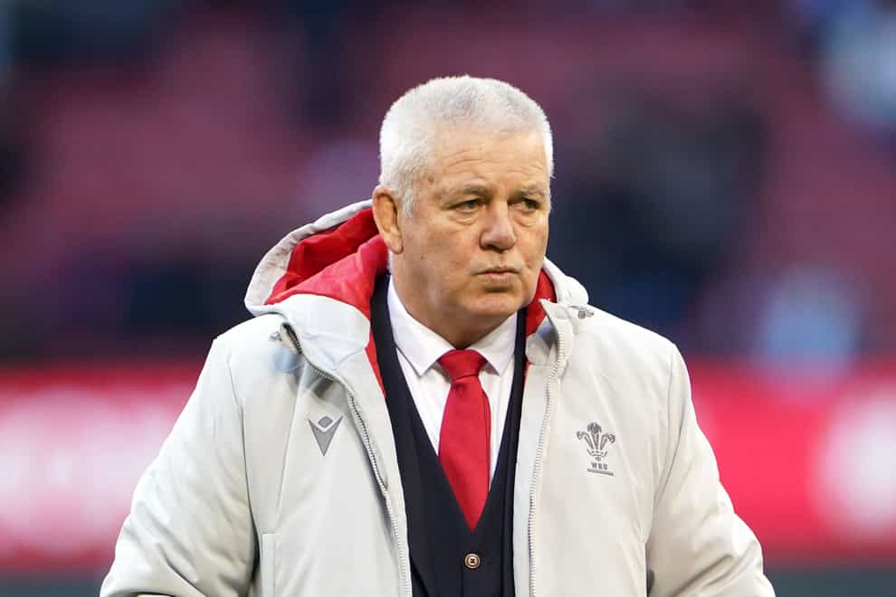Wales head coach Warren Gatland has made a number of changes for the Six Nations game against Italy (Joe Giddens/PA)