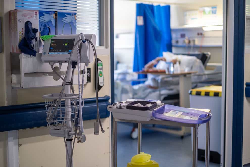 General view of medical equipment on an NHS hospital ward (Jeff Moore/PA)