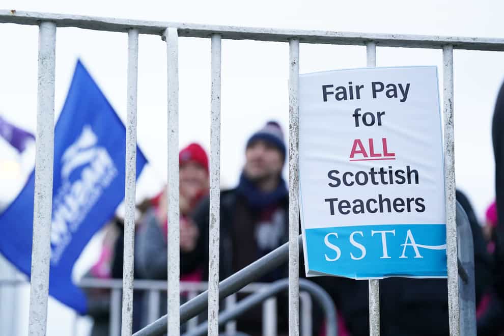 The SSTA’s industrial action has ended (Andrew Milligan/PA)