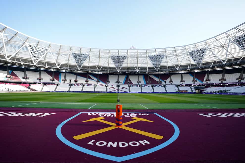 West Ham have banned a group of supporters (Zac Goodwin/PA)