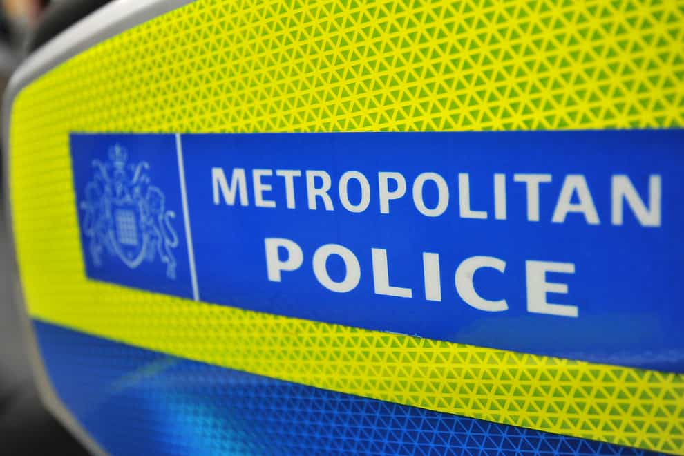 The Metropolitan Police officers were taken to hospital (Andrew Matthews/PA)