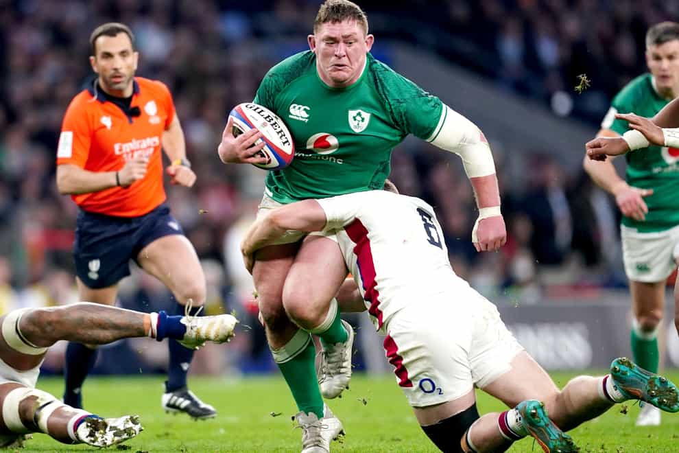 Ireland prop Tadhg Furlong is set for his first competitive appearance since December (David Davies/PA)