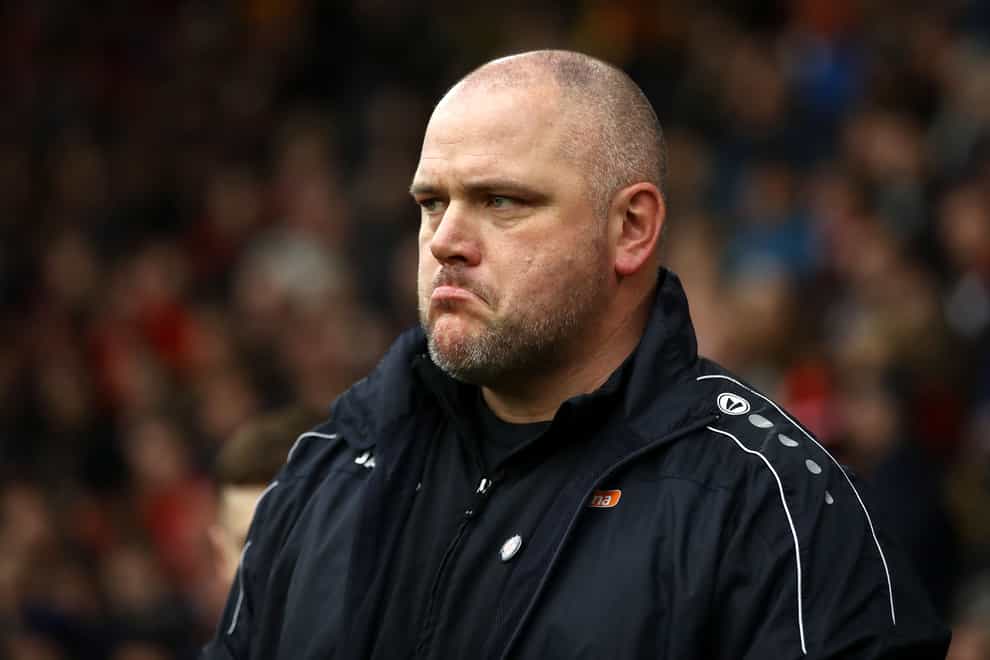 Jim Bentley’s side face an uphill task to avoid relegation (Tim Goode/PA)