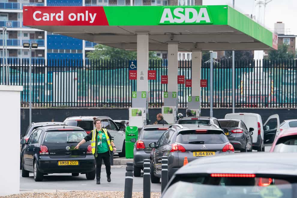 Asda acquired 132 Co-op petrol stations and adjoining shops in January but in some areas this could mean insufficient competition, the CMA has said (Dominic Lipinski/PA)