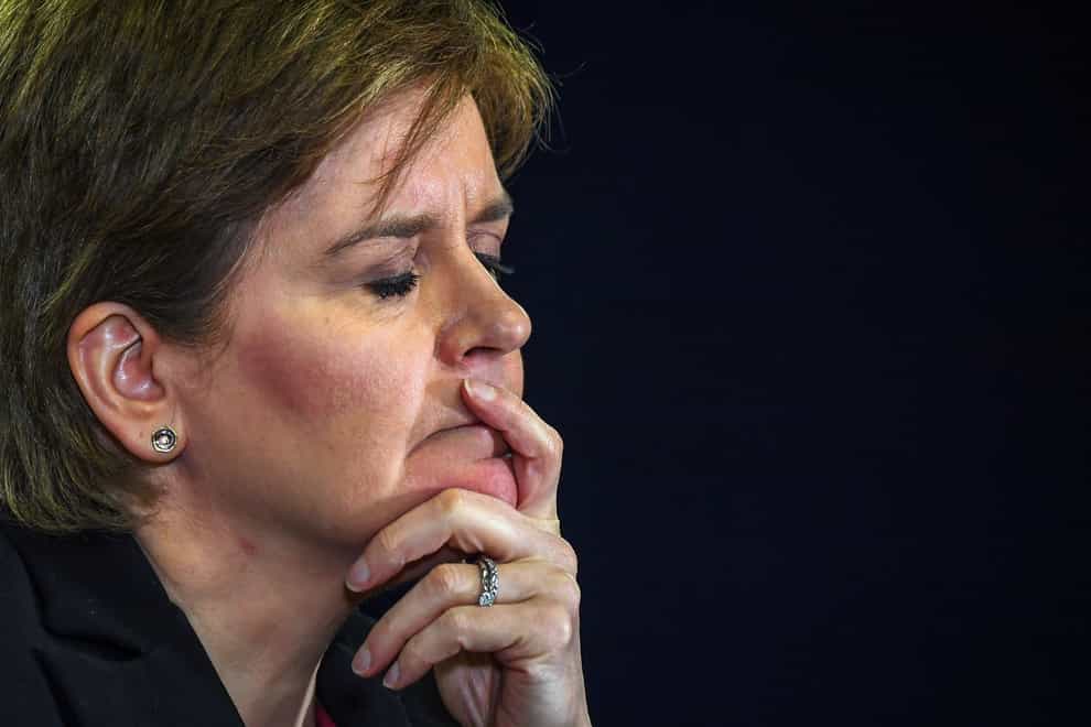 Nicola Sturgeon apoke about how the ‘grief’ following her miscarriage would stay with her and husband Peter Murrell forever, as she announced plans for a new baby loss Memorial Book (Andy Buchanan/PA)