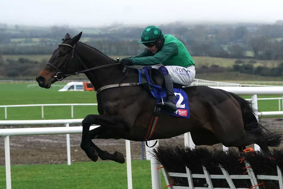 Impaire Et Passe ridden by Paul Townend on their way to winning the SkyBet Moscow Flyer Novice Hurdle at Punchestown Racecourse in County Kildare, Ireland. Picture date: Sunday January 15, 2023. (Brian Lawless/PA)
