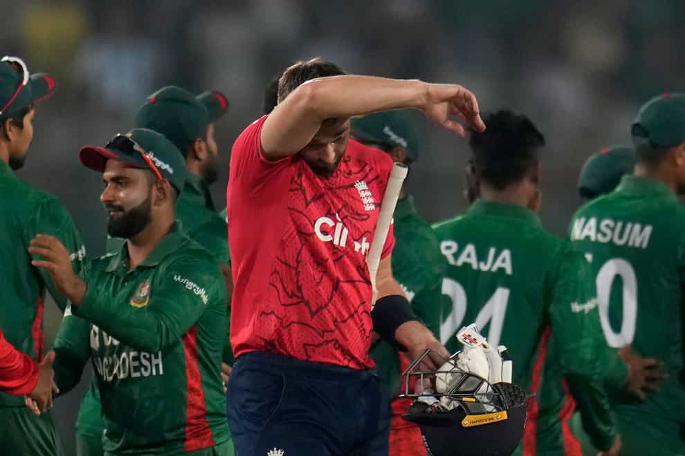 England slumped to defeat in Dhaka (Aijaz Rahi/AP)