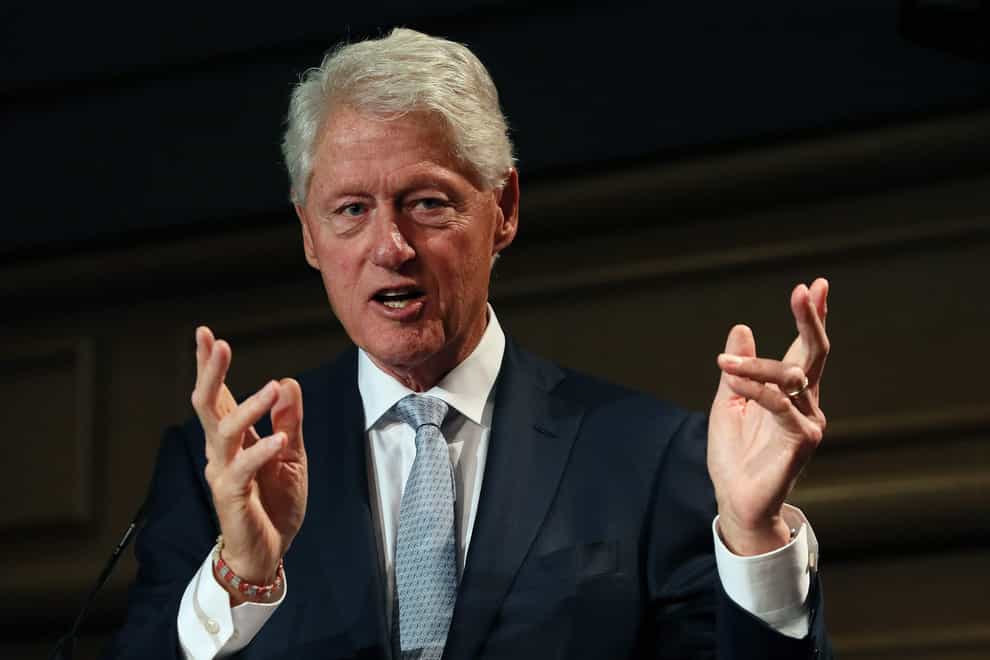 Former US President Bill Clinton will attend a conference at Queen’s University Belfast to celebrate the 25th anniversary of the Good Friday Agreement (Brian Lawless/PA)