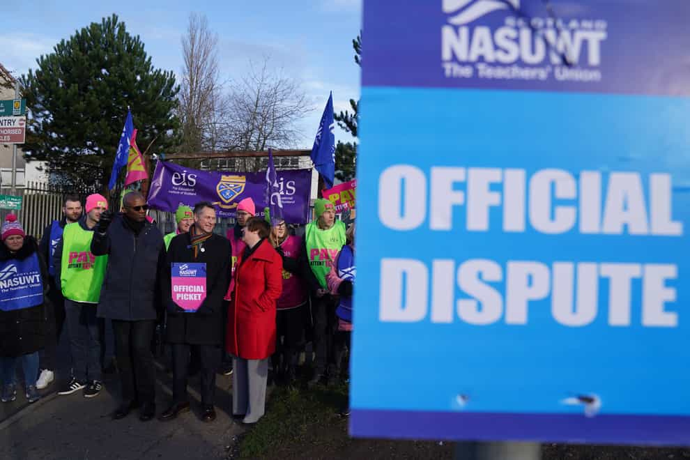 NASUWT members have narrowly voted to accept the latest offer on pay (Andrew Milligan/PA)