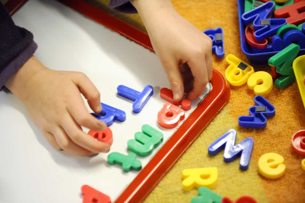 Funding for an expansion of free childcare could form part of the Budget on Wednesday (Dominic Lipinski/PA)