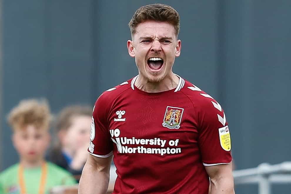Sam Hoskins’ penalty proved enough for Northampton (Will Matthews/PA)