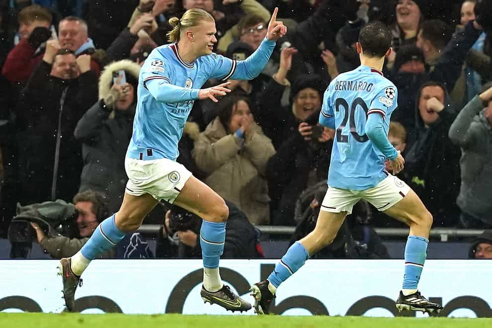 Erling Haaland has given Manchester City strong hope of winning the Champions League (Martin Rickett/PA)