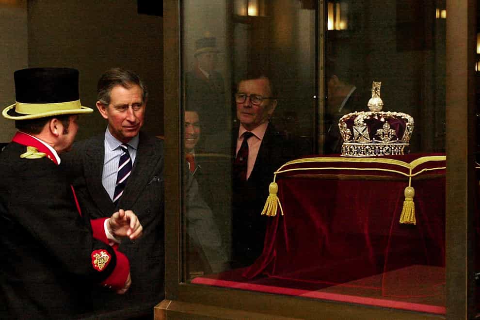 The Tower of London is to delve deeper than ever before into the history of the Crown Jewels with a new exhibition in the coronation year (Johnny Green/PA)