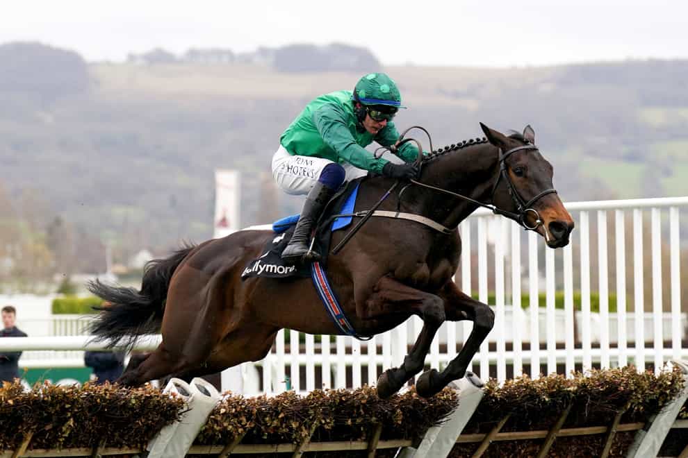 Impaire Et Passe ridden by jockey Paul Townend on their way to winning the Ballymore Novices’ Hurdle on day two of the Cheltenham Festival at Cheltenham Racecourse. Picture date: Wednesday March 15, 2023.