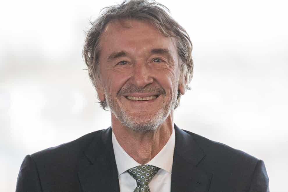 Sir Jim Ratcliffe, who has made an offier to buy Manchester United, is due at Old Trafford on Friday to attend a presenatation (Andrew Matthews/PA Images).