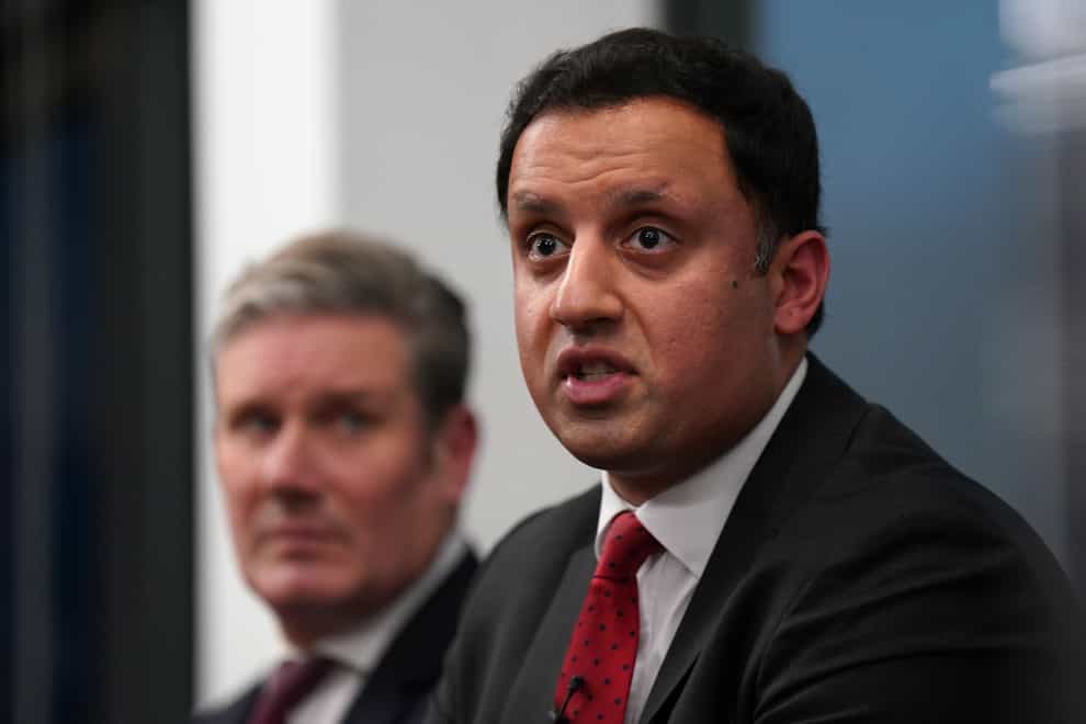 Scottish Labour leader Anas Sarwar suggested the SNP would be punished by voters if they do not back a minority Labour government (Jane Barlow/PA)