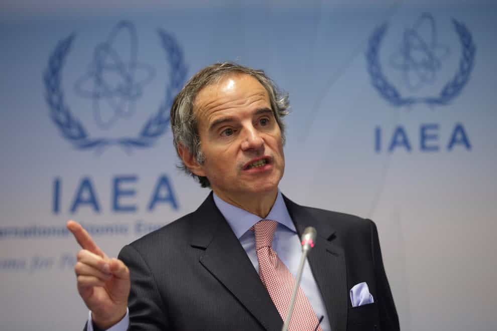 International Atomic Energy Agency director general Rafael Grossi (Heinz-Peter Bader/AP)