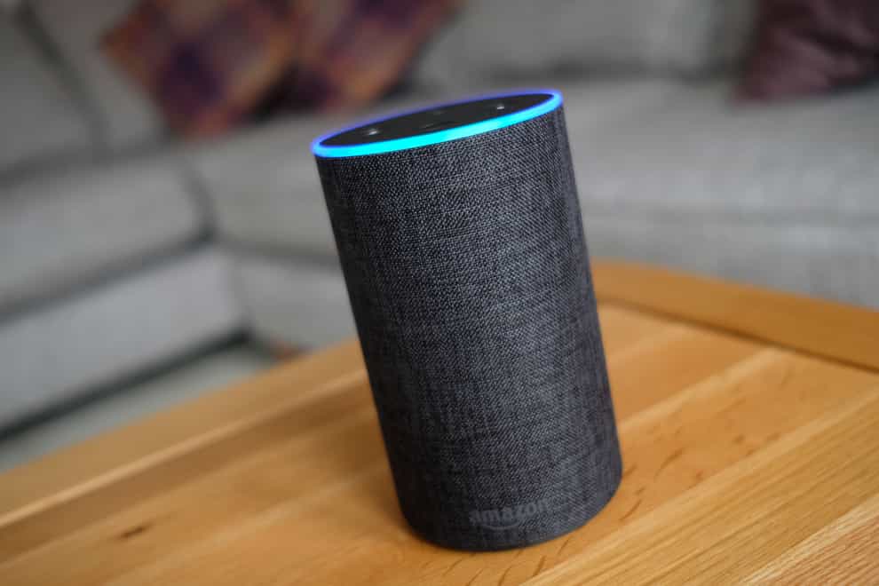 Amazon Alexa was mentioned by the social care minister as one of the innovative tech opportunities for the social care sector (Andrew Matthews/PA)