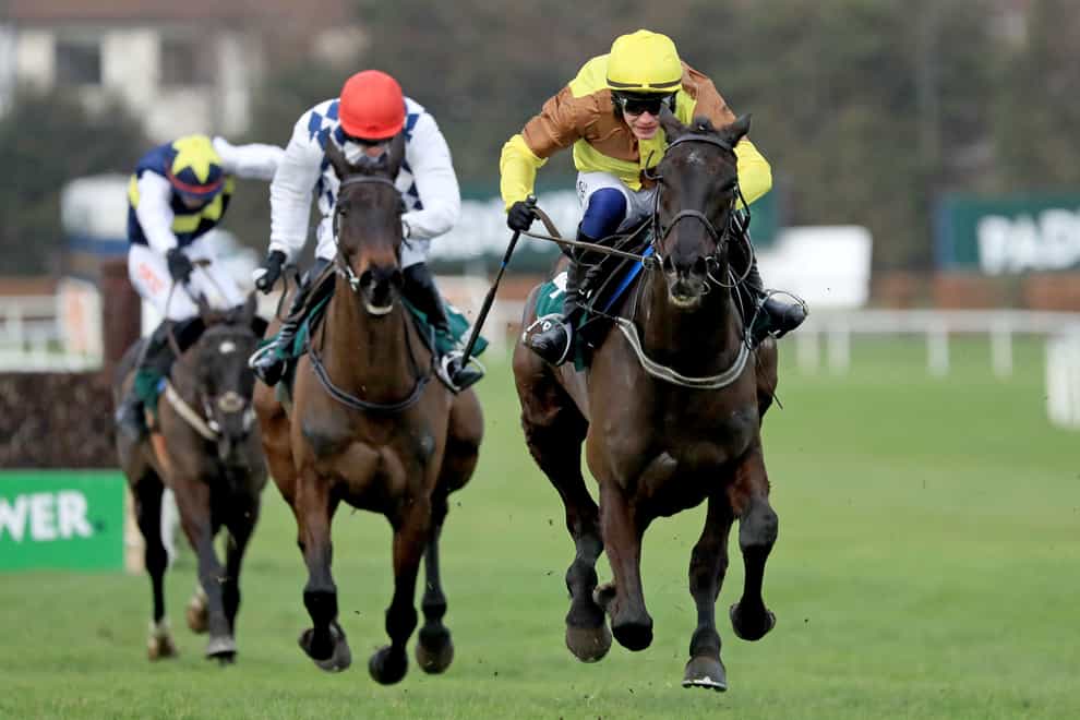 Galopin Des Champs (right) on his way to winning the Irish Gold Cup (Donall Farmer/PA)