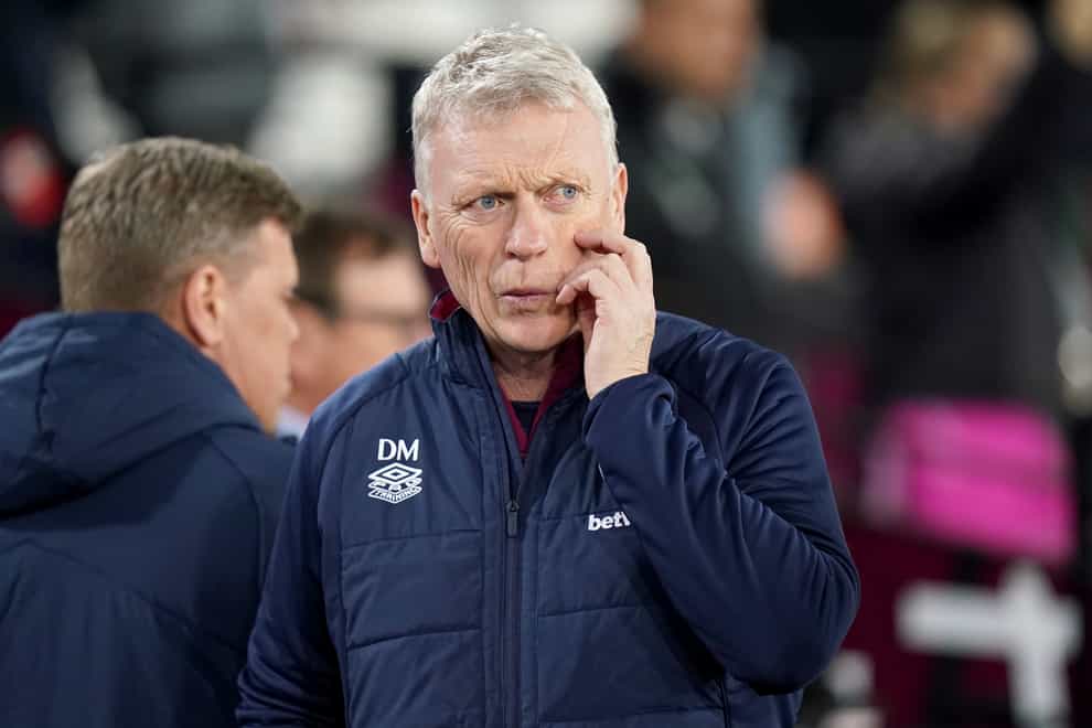 David Moyes praised a professional display from West Ham (Adam Davy/PA)