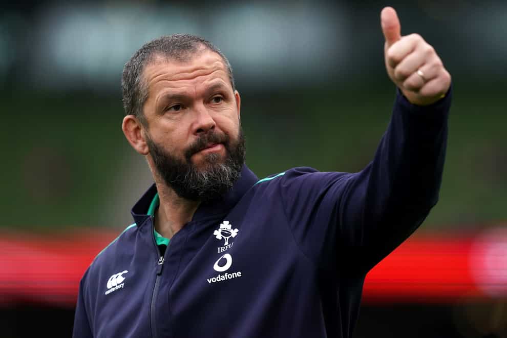 Andy Farrell’s Ireland contract runs until 2025 (Brian Lawless/PA)