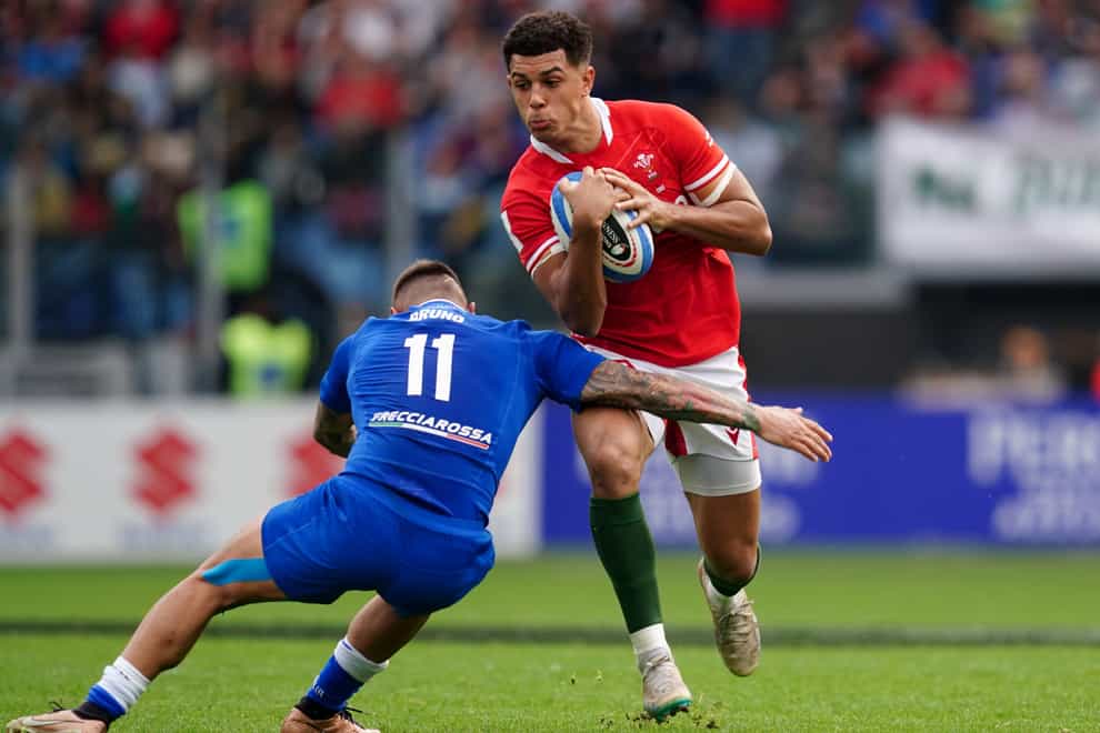 Wales wing Rio Dyer has made a mark in Test rugby (David Davies/PA)