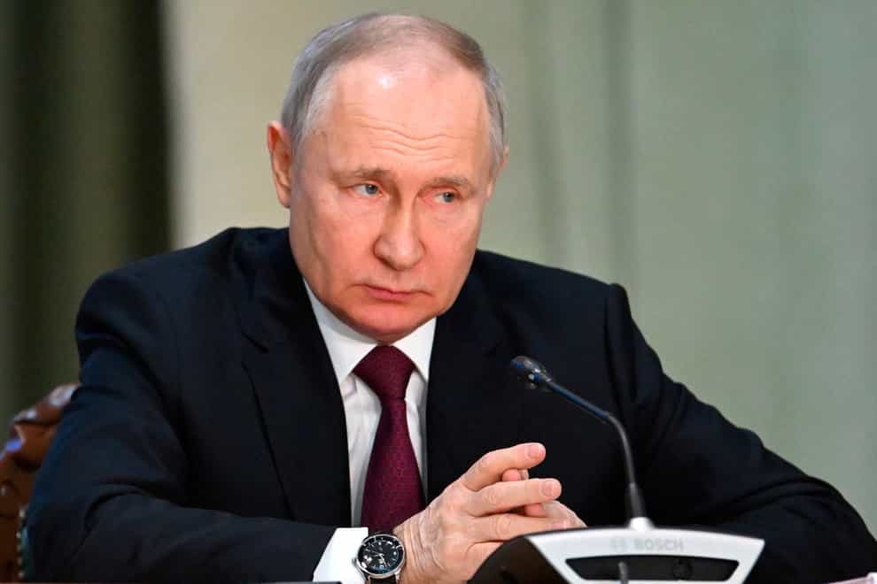 Russian President Vladimir Putin (Pavel Bednyakov, Sputnik, Kremlin Pool Photo via AP/PA)