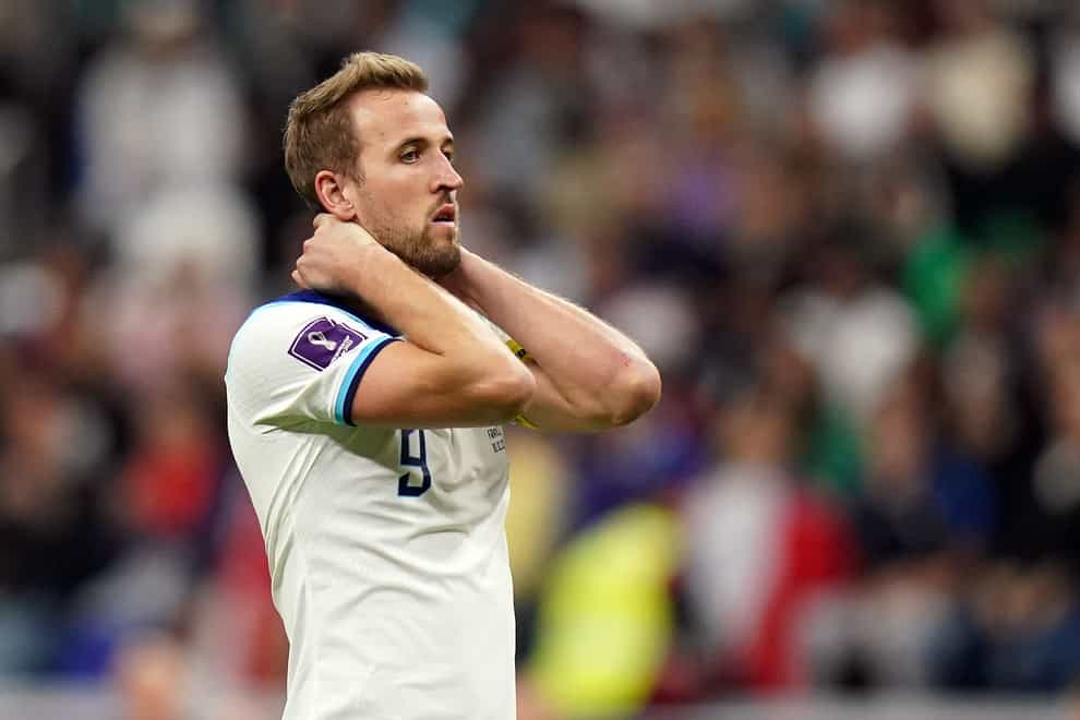 Harry Kane’s missed penalty against France condemned Engalnd to a World Cup quarter-final defeat (Adam Davy/PA)
